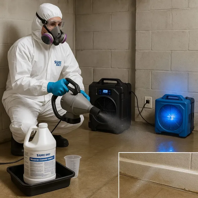 Sanitization and Odor Removal process in Vinita Park, MO